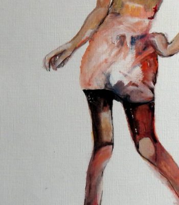 Frau, 2020, 40 x 30 cm, Öl auf Papier, I Kopie