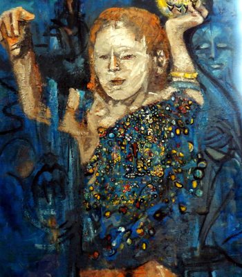 Groß Josef und sein Traum, 2019, Öl auf Leinwand,Iris Alvarenga Kopie