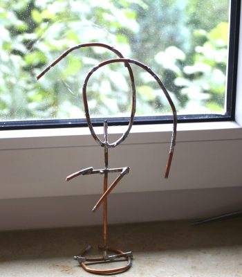 Gross Sie 2014 Skulptur aus Kupfer, 12 x 7 x 5 cm Kopie